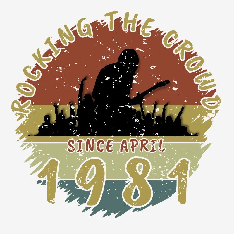 45th Birthday Rocking the crowd GIT 04/1981