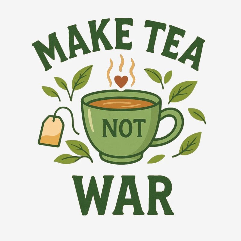 Make Tea Not War – It's Tea - Time
