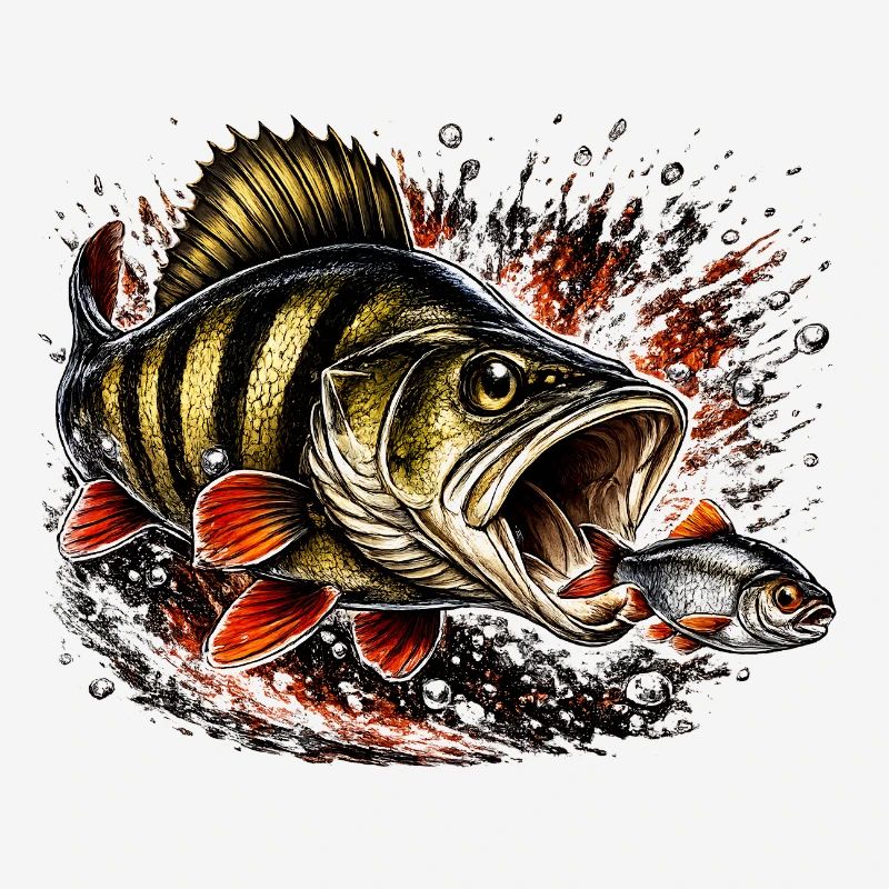 Conception de la pêche aux prédateurs de perchaudes explosives