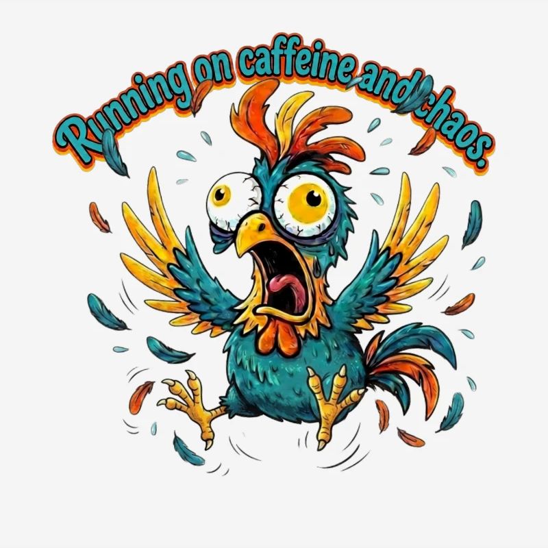 Kaffee und Chaos Hahn-Design