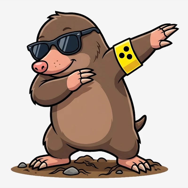 Dabbing Mole