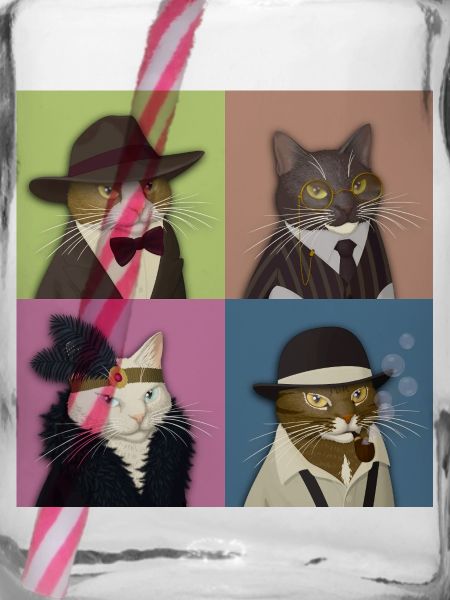 Dapper Cats Quartett