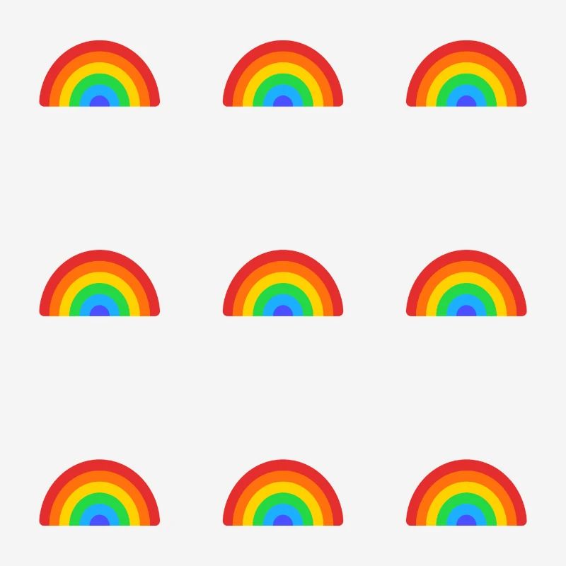 Rainbow Pattern - Happy Pride
