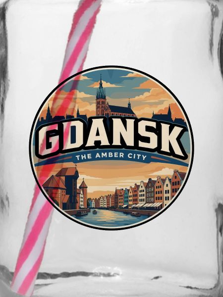 Retro Danziger Kranich-Reiseabzeichen