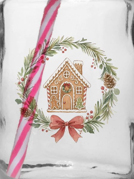 Lebkuchenhaus Weihnachtskranz