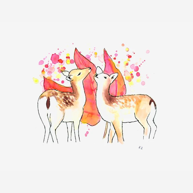 Cerf en automne