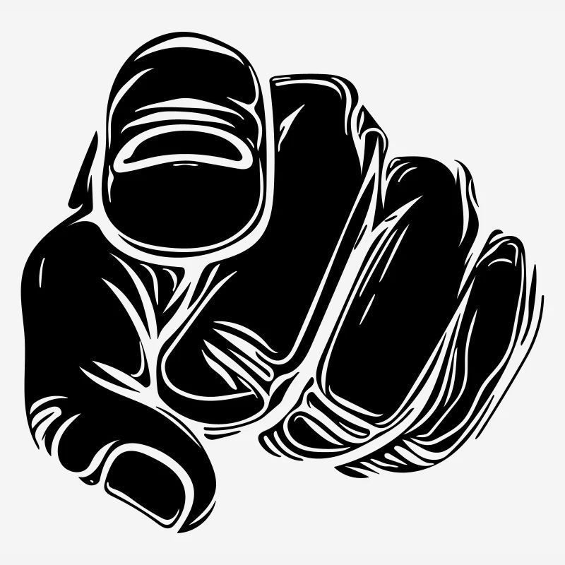 Zeigefinger mit Vector Hand