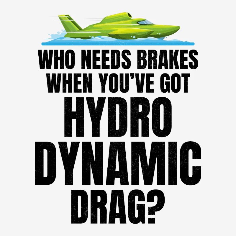 Freins hydrodynamiques de course d’hydroplanes non inclus