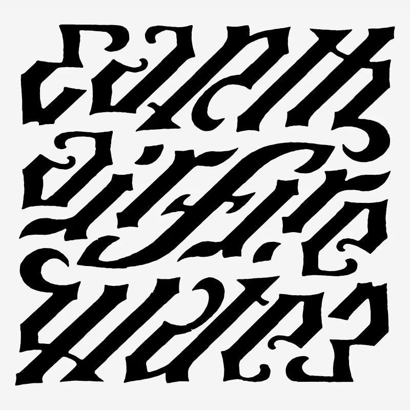 Ambigramm - earth-air-fire