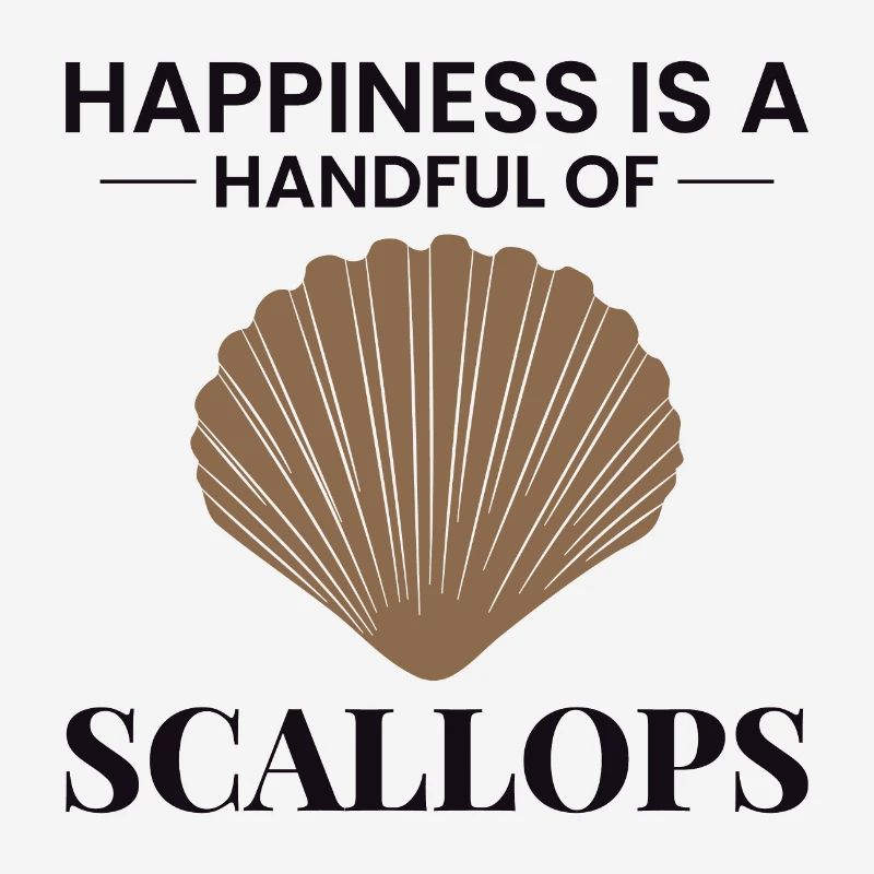 Scallop Seashells Collector Beachcomber Shellfish