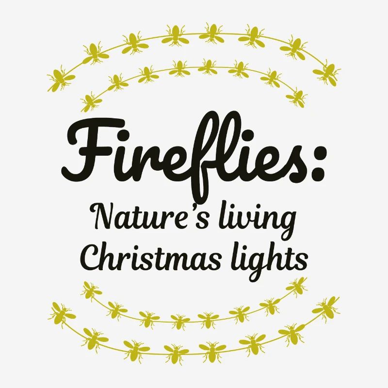 Fireflies Firefly Lightning Bug Insect Christmas
