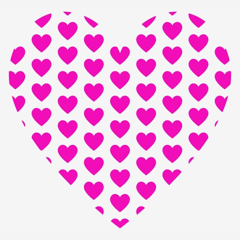 Heart Hearts Patch Pattern