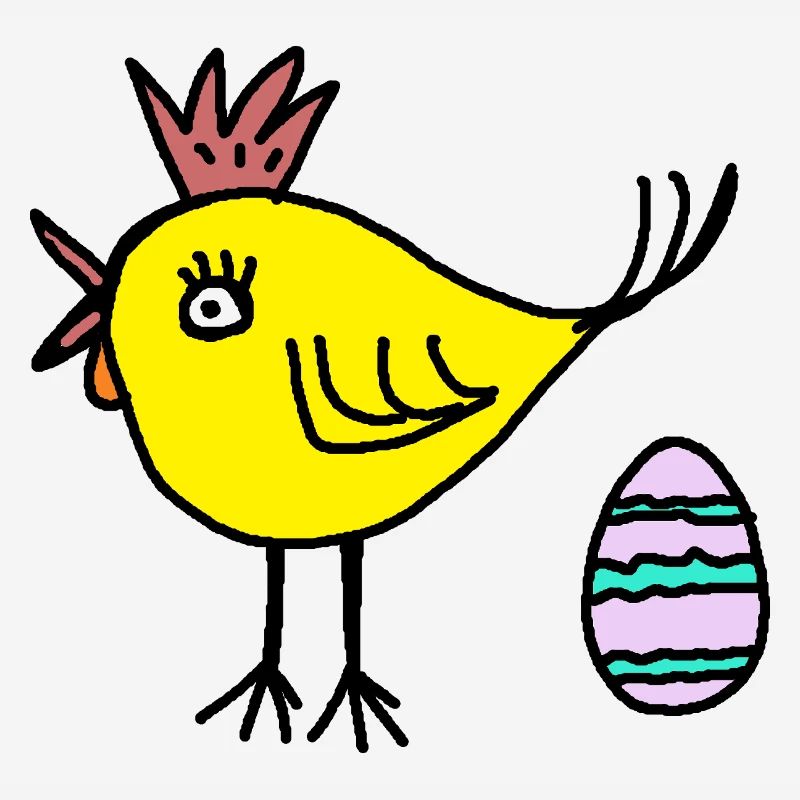 Chicken Chick Egg Easter Easter Egg Kids