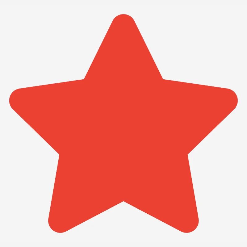 Graphique Red Star Minimal