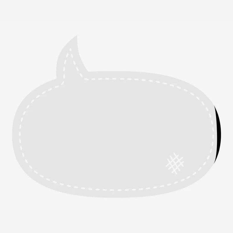 speech balloon patch