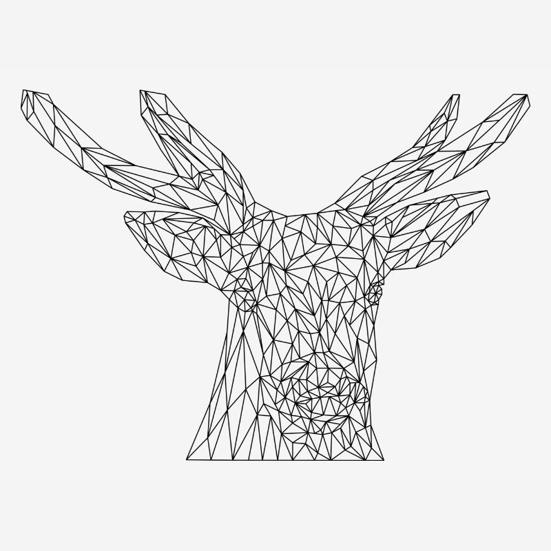 Cerf #LowPoly