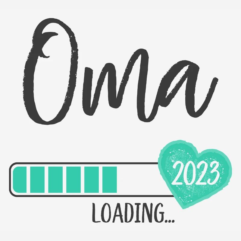 Oma Loading 2023 Herz Junge Werdende Großmutter