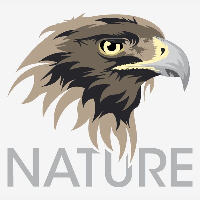Nature eagle icon animals logo illustration