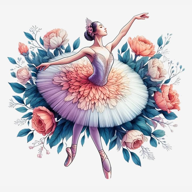 Danseuse de ballet avec tutu