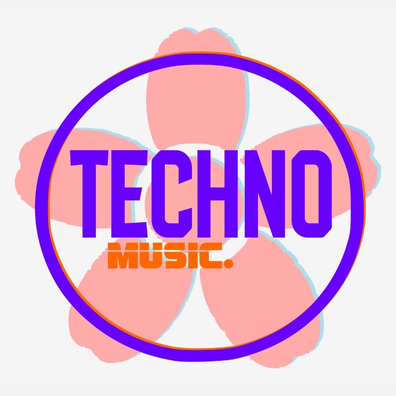 Techno Circle Neon-Logo