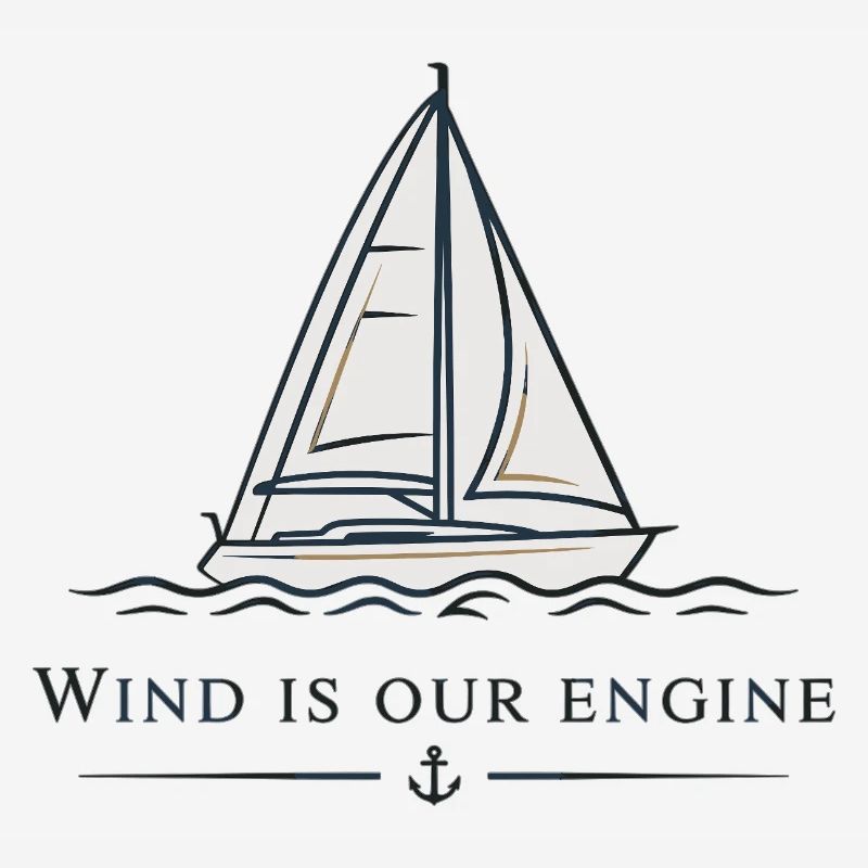 Wind Is Our Engine – Sailing Sailboat