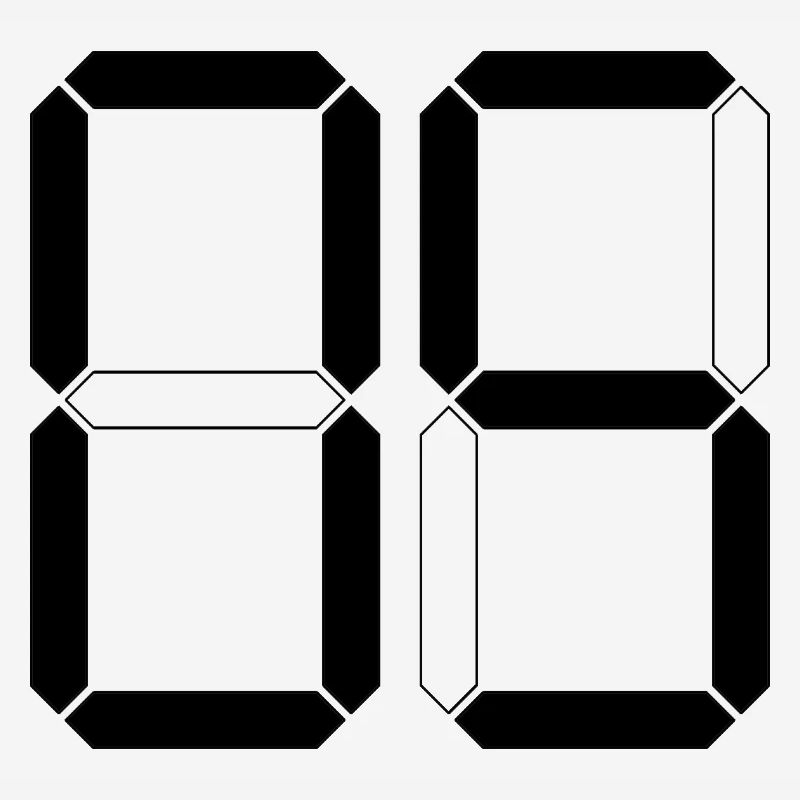 NUMBER 05 Zero Five Birthday Gift Digital