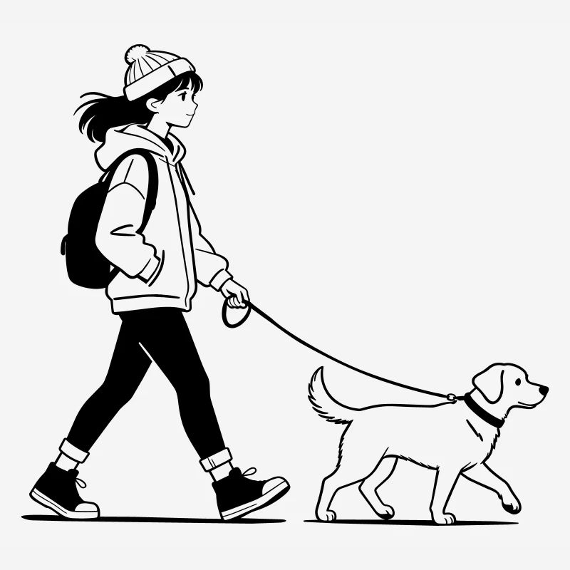 Promenade de chien