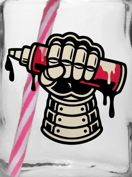 Samurai Ruestung Graffiti Icon