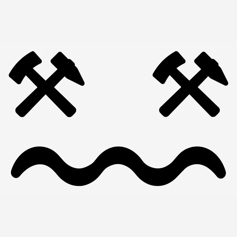 Visage : Batte & Fer (couleur de conception modifiable)