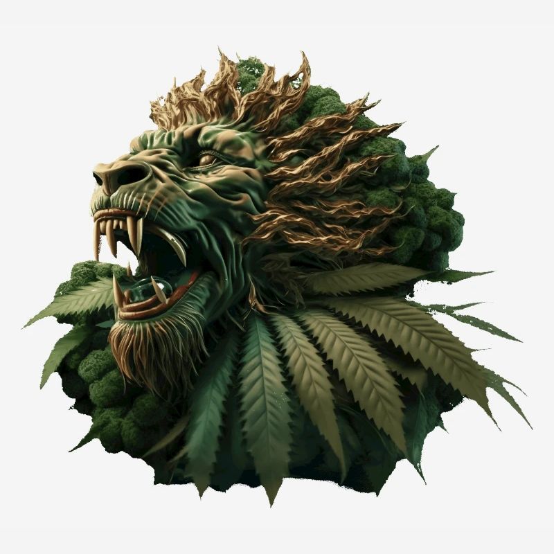 keep calm lion cannabis Löwe hanf