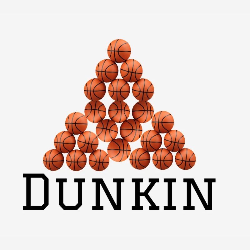 Logo pyramidal de basket-ball