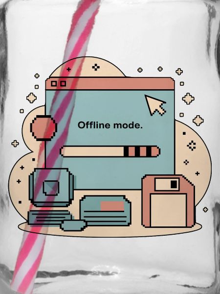Offline Mode Retro Internet
