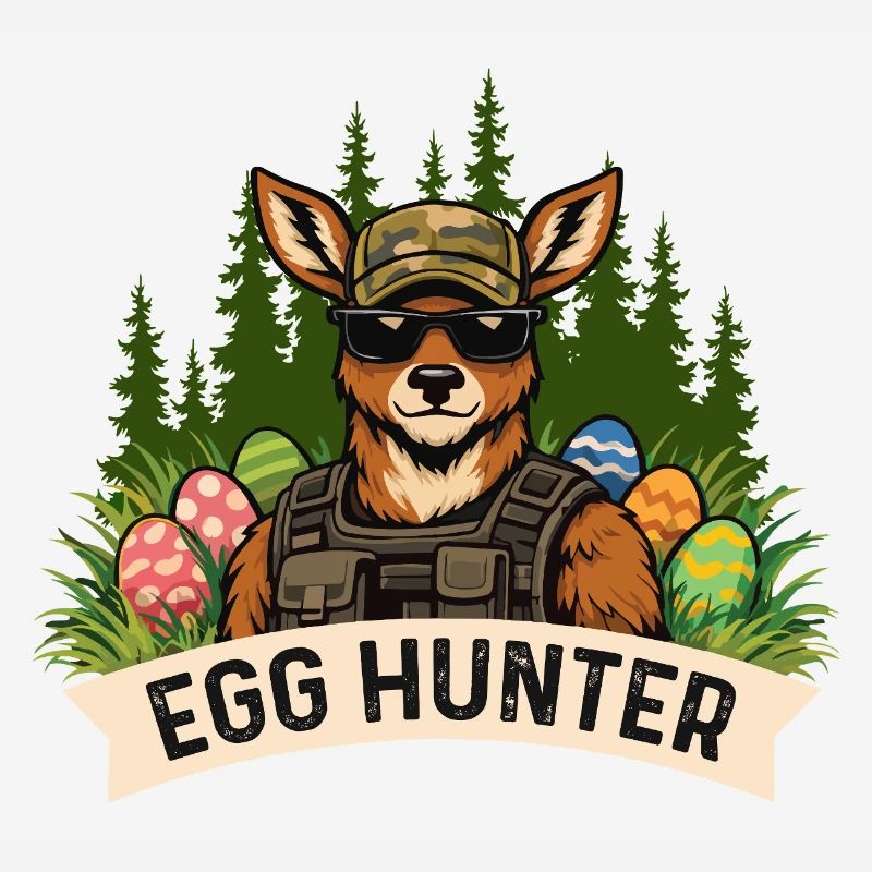 Egg Hunter Easter Bunny Spring Egg Dyeing