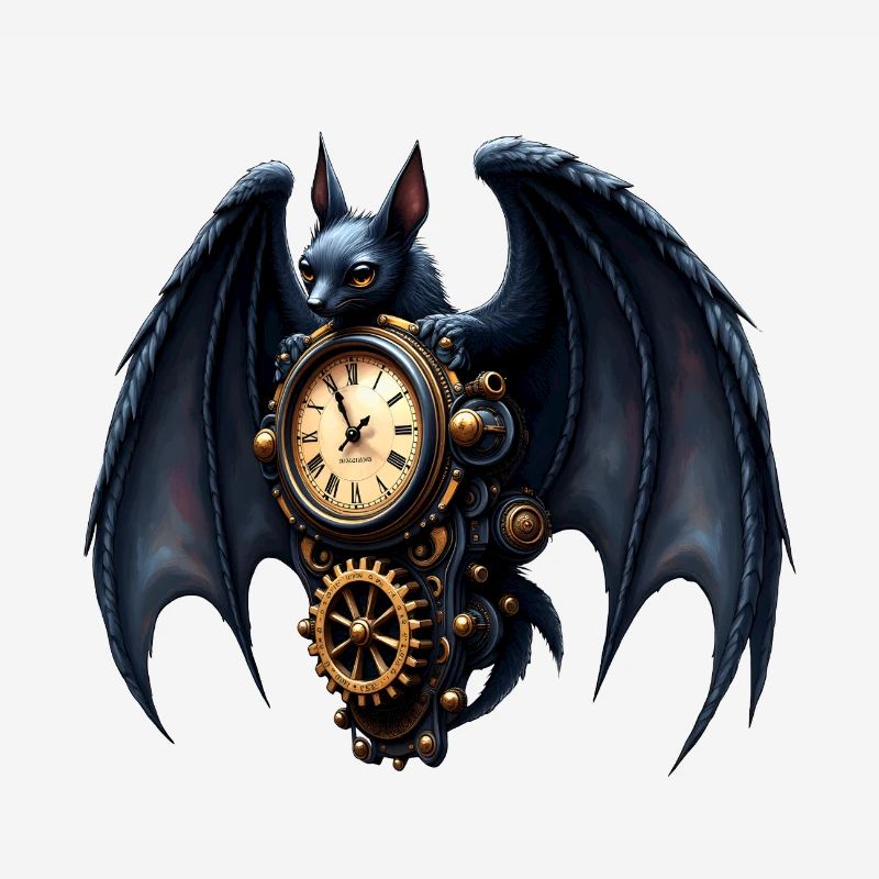 Steampunk watchmaker bat