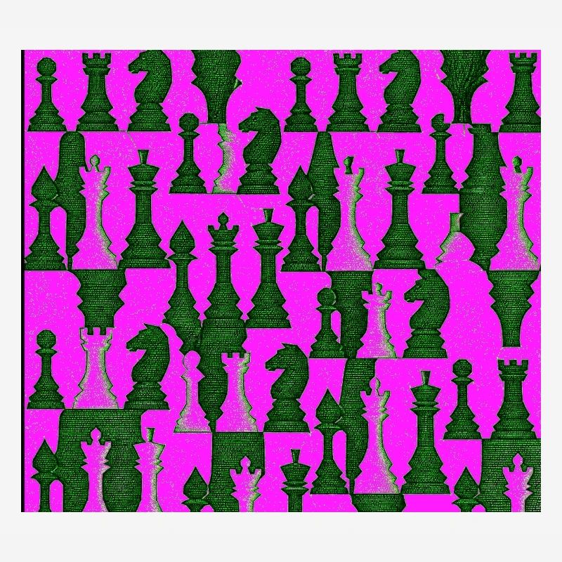 Chess pattern in bright colors