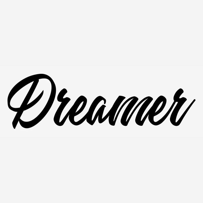 Einfach ein Träumer-Typografie Design