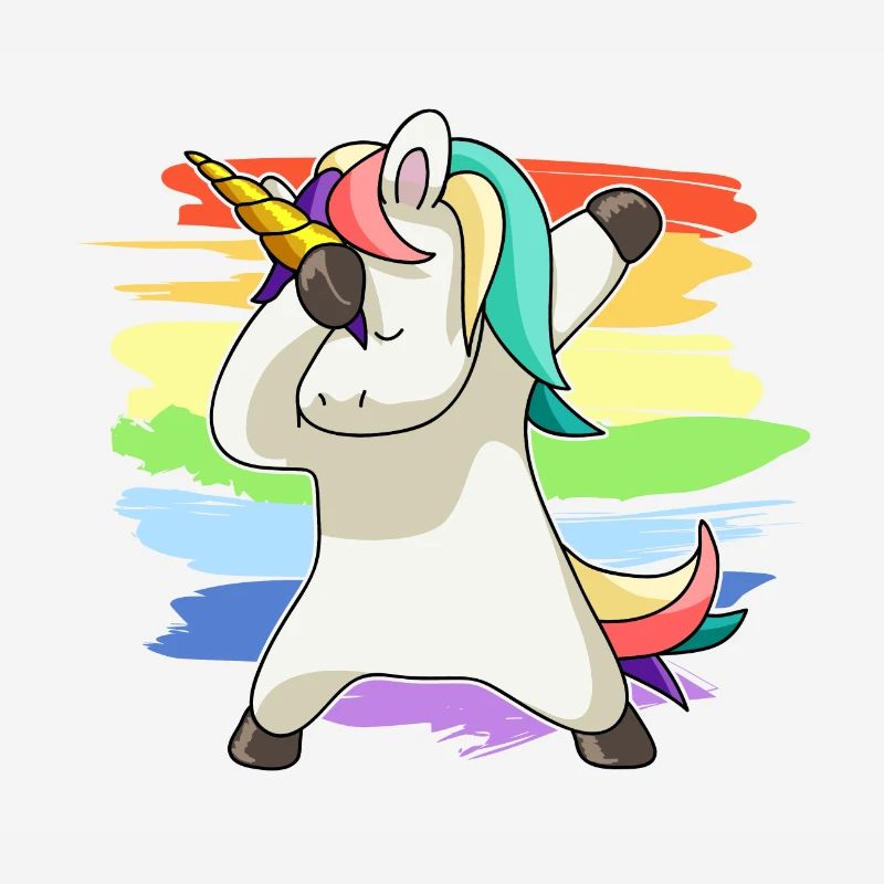 Dabbing Unicorn Dabbendes Einhorn Dab Geschenkidee
