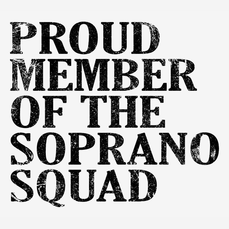 Fier membre de l’Escouade des Soprano noir