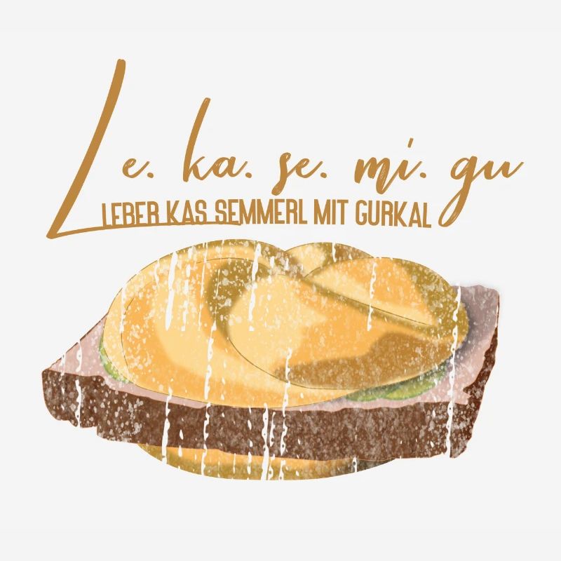 Leberkäs Semmerl avec cornichons – dialecte