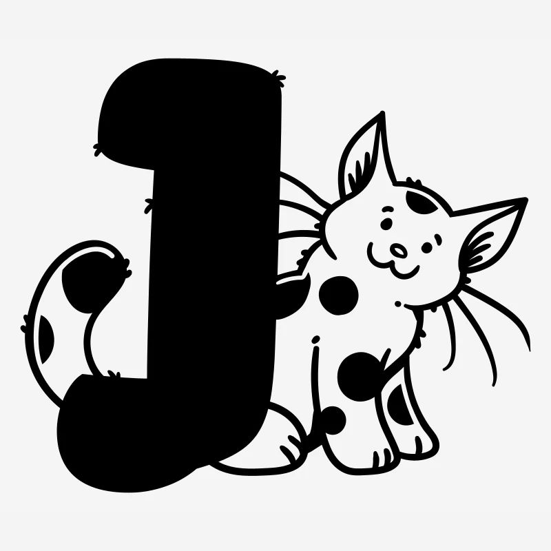 Lettre Chat J