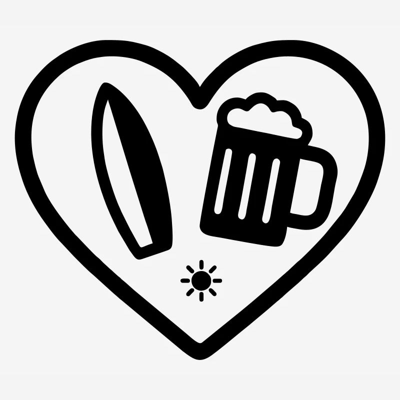 Bière Heart Surf