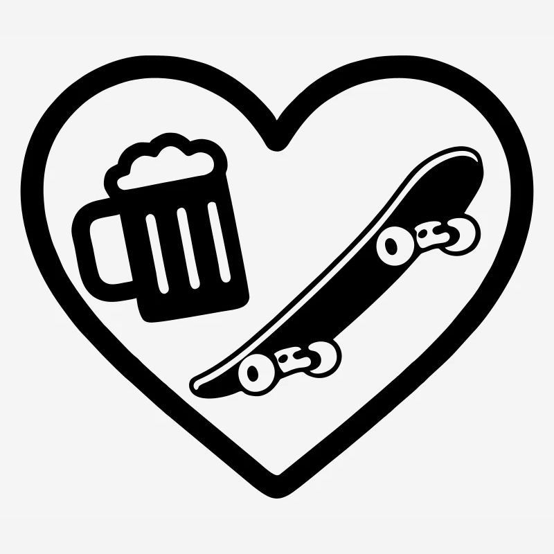 Bière Heart Skateboard
