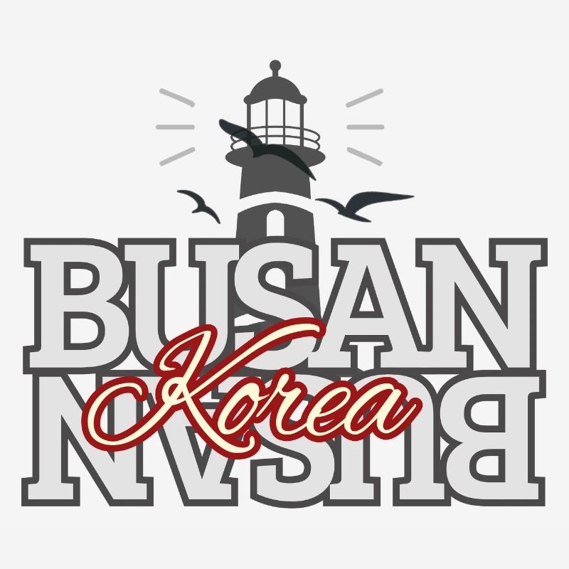 Conception typographique du phare de Busan, Corée