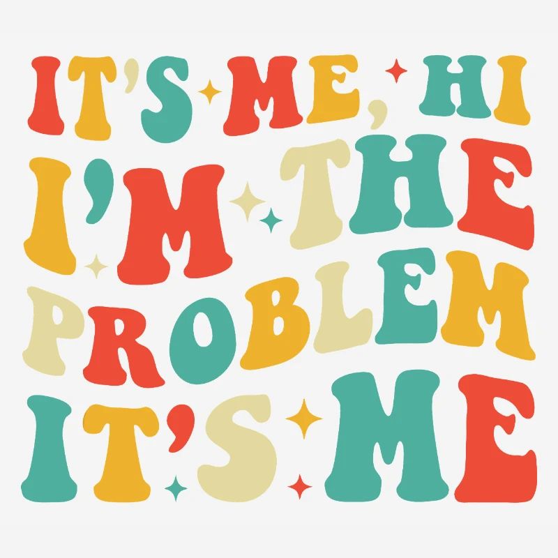 Bright Retro Typografie Geständnis