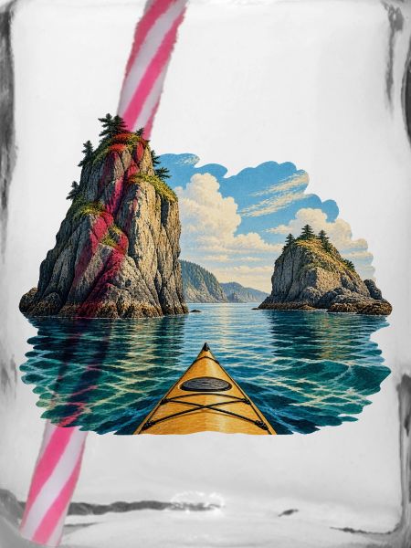 Durch die Sea-Stack Passage