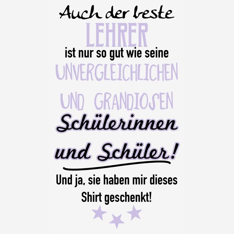 Bester Lehrer Shirt