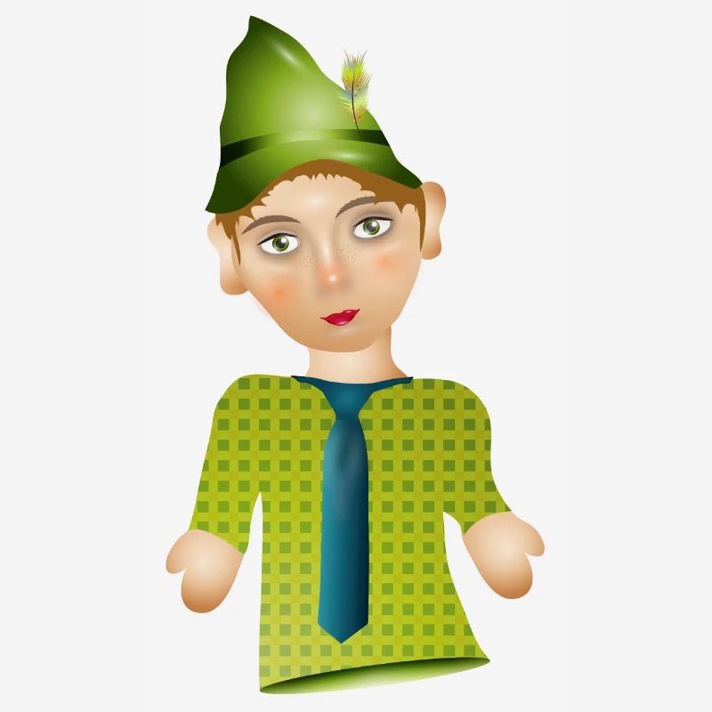 Der Seppel oder auch Seppl als Puppen Figur