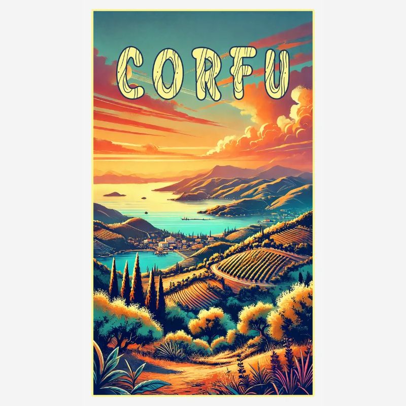 Corfu Greece paradise design