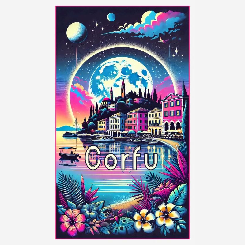 Corfu Greece vacation design