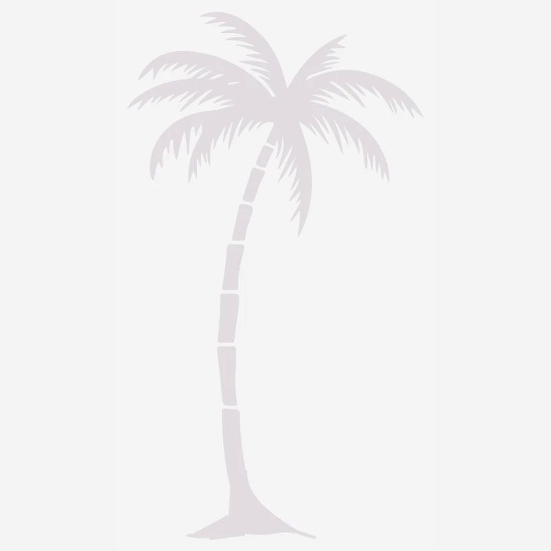 Tropical Palm Tree Silhouette